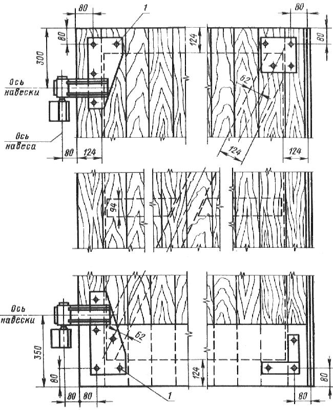 ГОСТ 18853-73 Ворота деревянные распашные для производственных зданий и сооружений. Технические условия (с Изменением N 1)